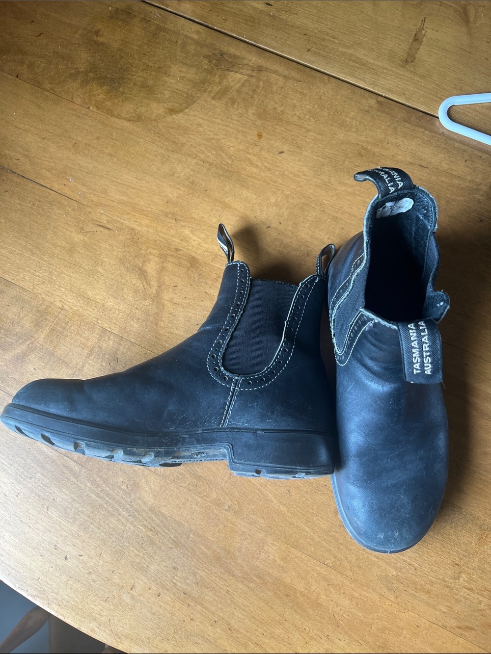 Blundstone Tasmania Australia Black Chelsea Work Boots